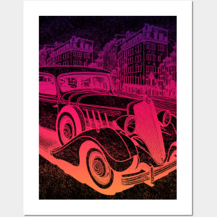 Classic car Posters and Art